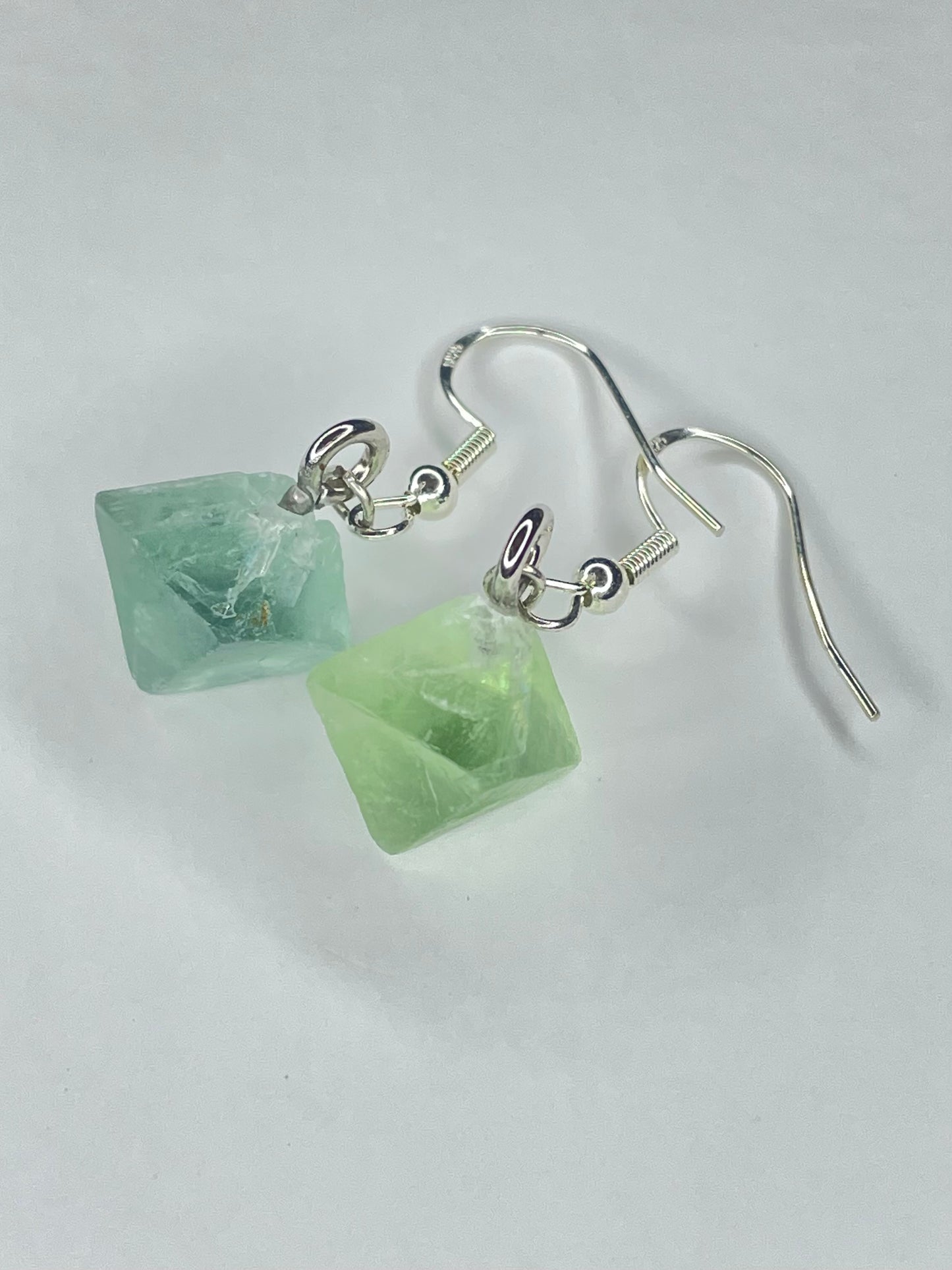 Green Fluorite Octahedron