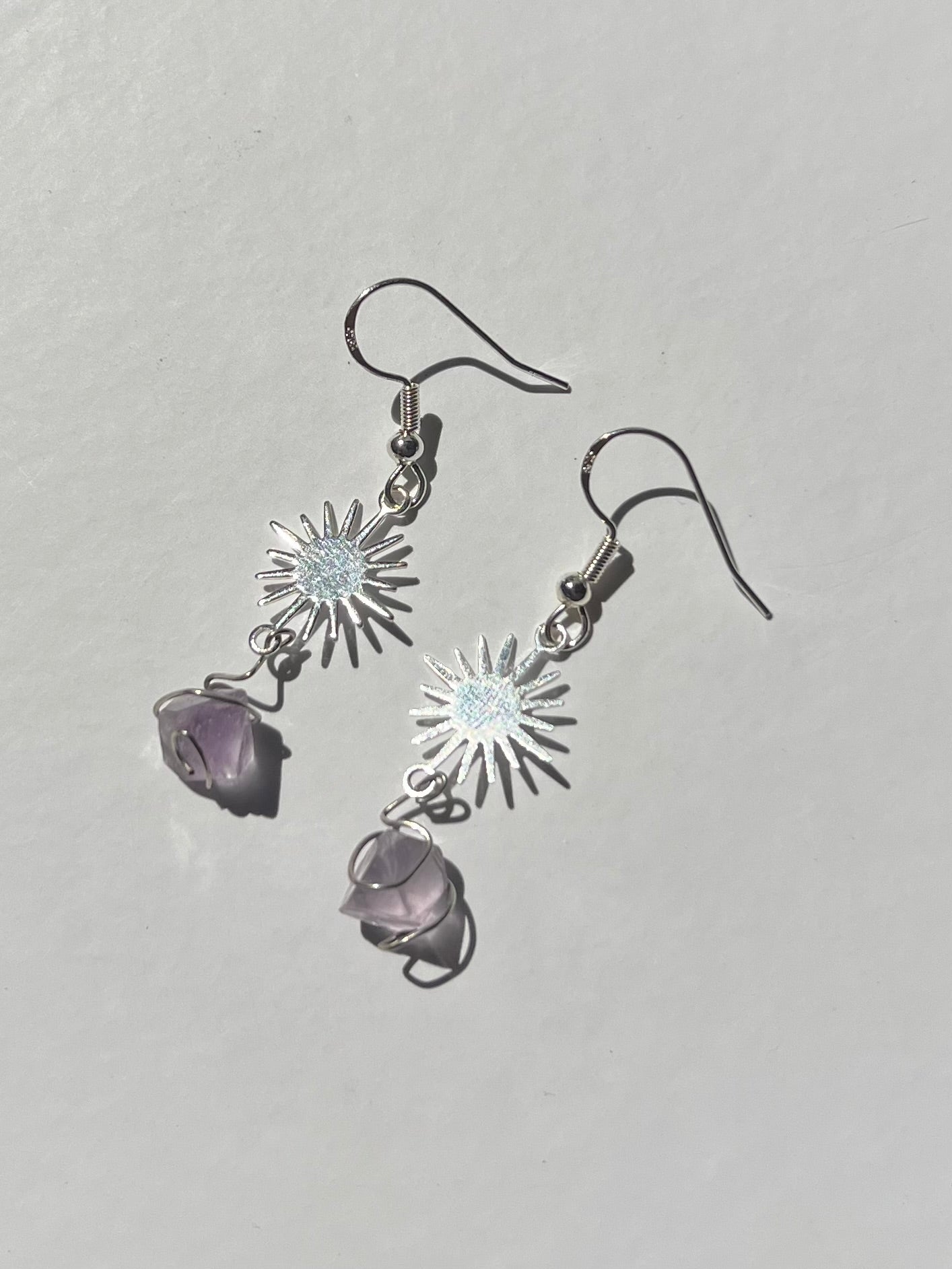 Purple Fluorite Octahedron Sunnies